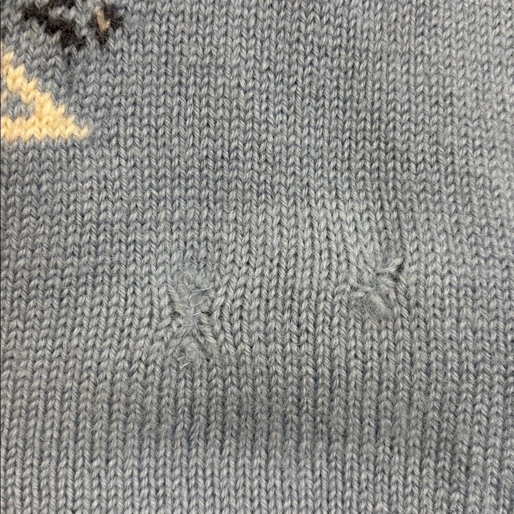 Dale of Norway Woman's Istind Windproof Windstopper blue Wool Ski Sweater Size L - Picture 15 of 16